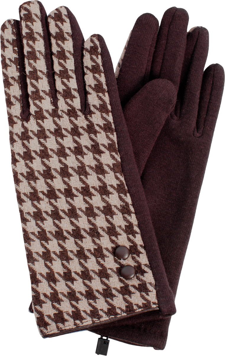 Перчатки женские Sophie Ramage, цвет: коричневый. GL-217180. Размер универсальный