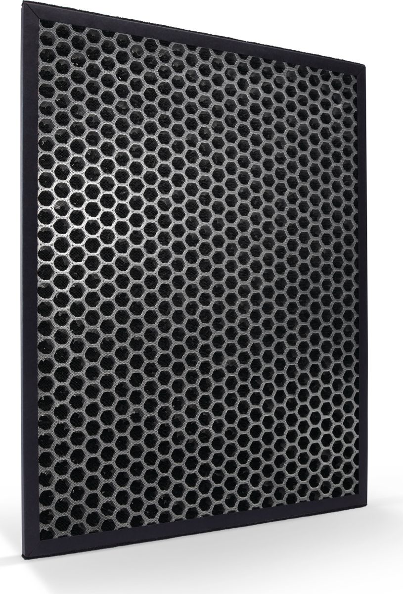 Philips FY3432/10 угольный фильтр для очистителя воздухаFY3432/10 Philips FY3432/10 угольный фильтр для очистителя воздухаFY3432/10Угольный фильтр Philips FY3432/10 с ячеистой структурой обеспечивает эффективное удаление летучих органических соединений и запахов. Ключевые особенностиКачественный результат надолго• Срок службы — 12 месяцевПревосходное очищение• Эффективное сокращение количества летучих органических соединений и запаховВ развернутом виде площадь поглощающей поверхности с активированным углем приблизительно равна площади 20 футбольных полей, что обеспечивает постоянную защиту и длительный срок службы до 12 месяцев.Угольный фильтр с ячеистой структурой предназначен для эффективного удаления различных газов, включая вредные летучие органические соединения и запахи.Для очистителей воздуха Philips AC4002, AC4004