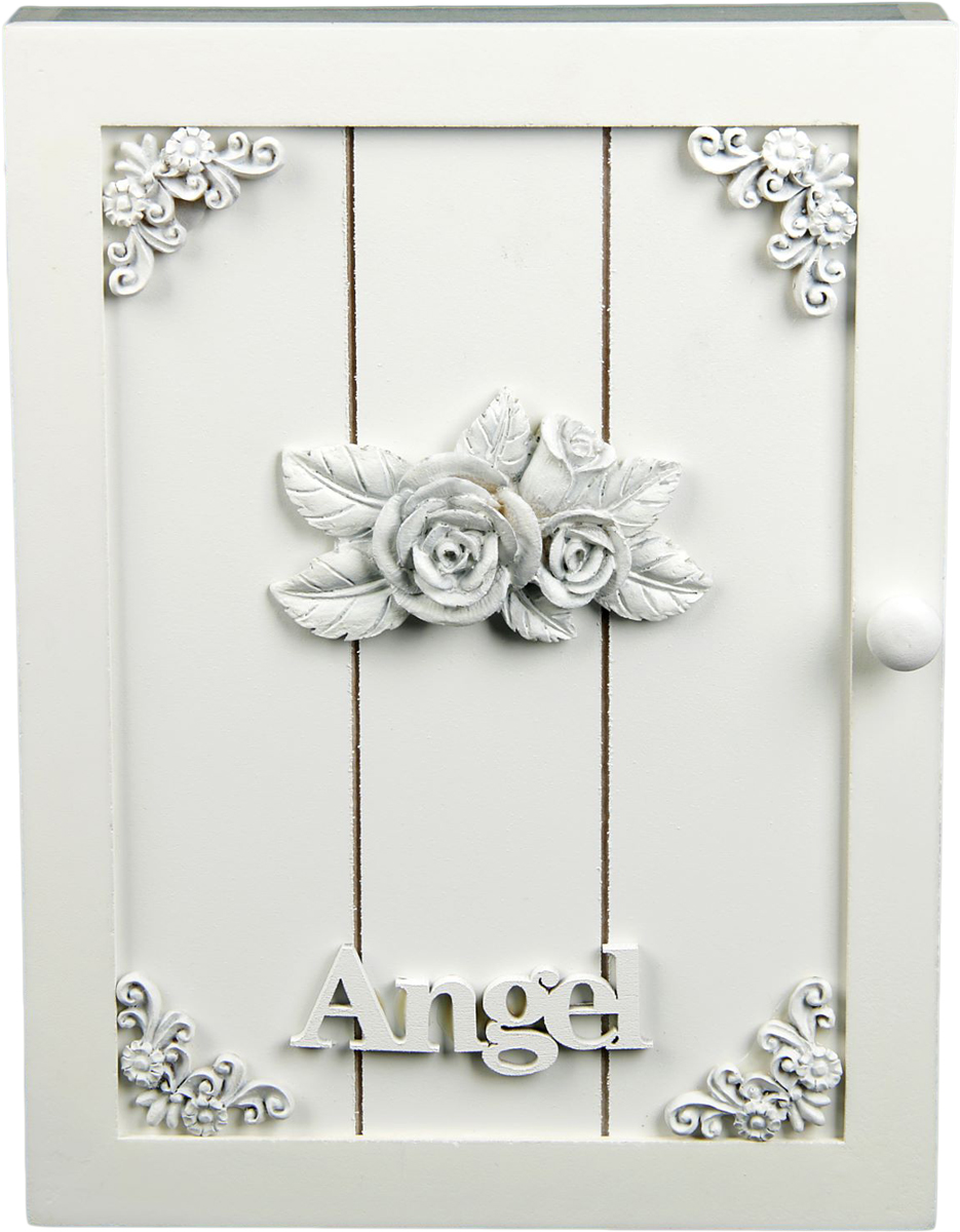 Ключница настенная Angel. С розами под старину, 27 х 20,3 х 4,5 см1935541 Ключница настенная Angel. С розами под старину, 27 х 20,3 х 4,5 см1935541Вспомните, вам наверняка знакома такая ситуация: вы опаздываете на работу или по другим не менее важным делам, выбегаете на лестничную площадку и вдруг понимаете, что ключей ни в руках, ни в карманах нет, и одна только мысль о том, что сейчас придется искать их по всему дому, сразу катастрофически портит настроение. Чтобы не нервничать и не терять драгоценное время, вы можете обзавестись ключницей, которая не только станет удобным вместилищем для ваших ключей, но и украсит собой прихожую. Эффектная ключница станет настоящей находкой для тех, кто ценит время и порядок.