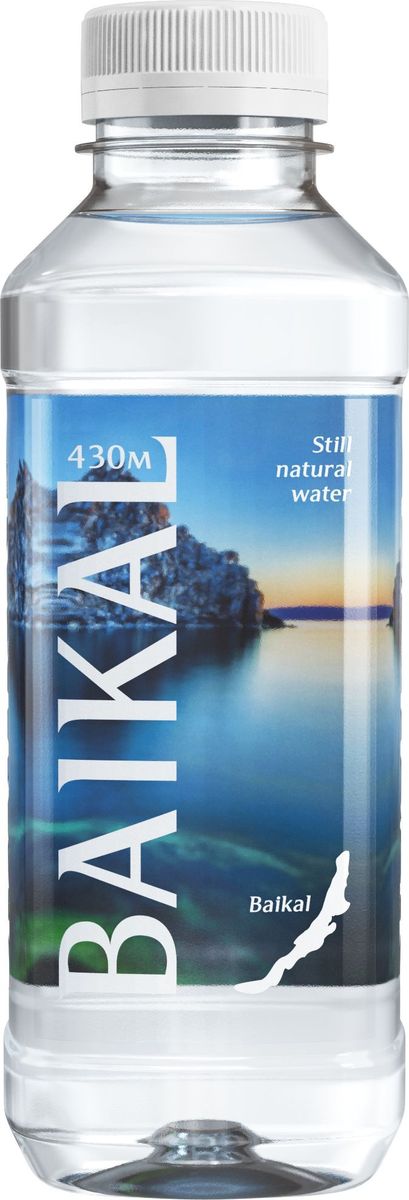 Baikal Вода глубинная Байкальская, 0,45 л0015916 Baikal Вода глубинная Байкальская, 0,45 л0015916Глубинная байкальская вода (BAIKAL WATER) - это природная чистейшая вода из великого озера Байкал с глубины 430 метров. Растворенный в Байкале кислород придает воде свежесть вкуса, а сверхлегкая минерализация - несравненное преимущество перед любой другой водой.