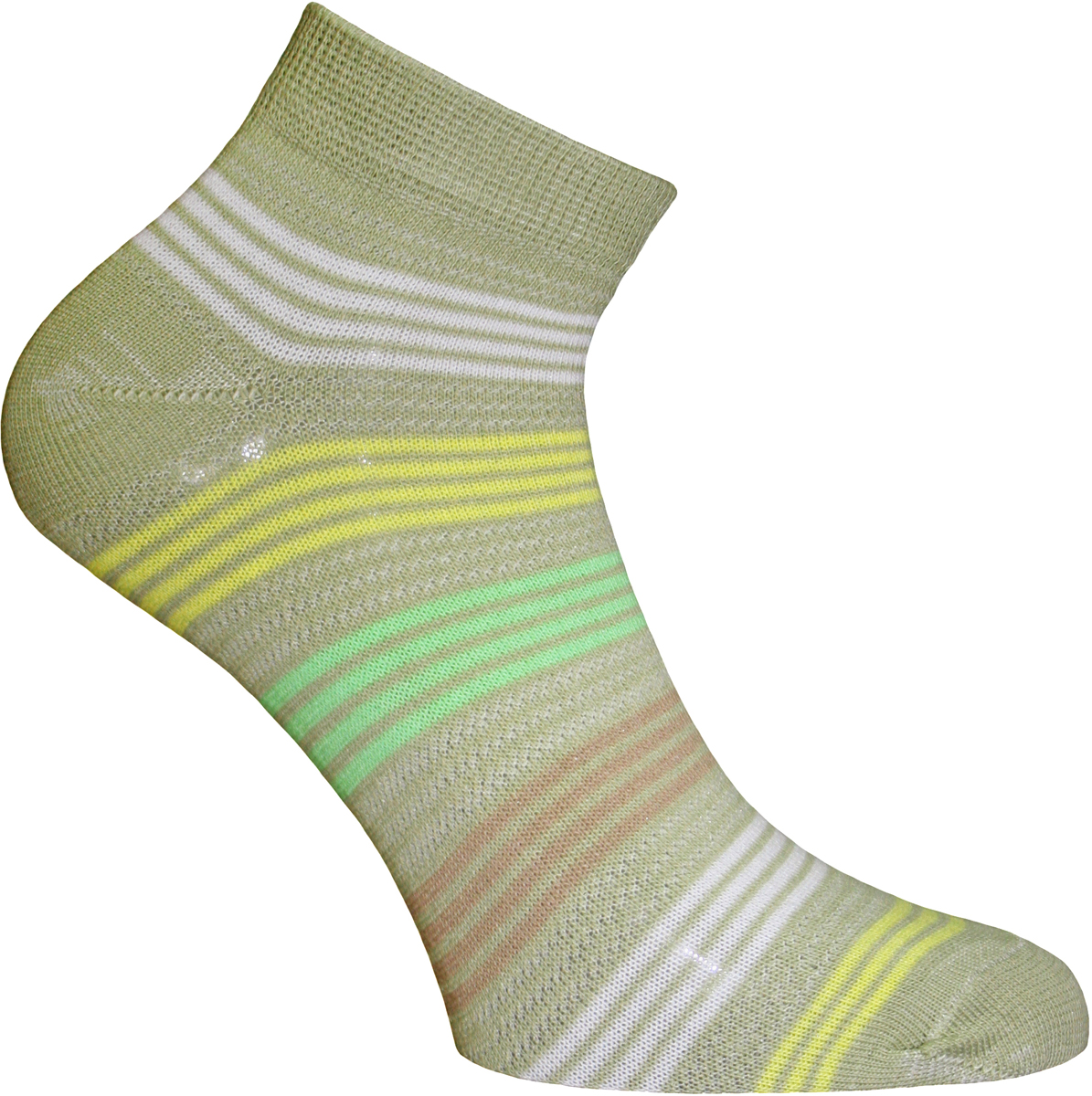 Носки женские Master Socks, цвет: оливковый. 55151. Размер 2555151 Носки женские Master Socks, цвет: оливковый. 55151. Размер 2555151Удобные носки Master Socks, изготовленные из высококачественного комбинированного материала с хлопковой основой, очень мягкие и приятные на ощупь, позволяют коже дышать.Эластичная резинка плотно облегает ногу, не сдавливая ее, обеспечивая комфорт и удобство. Носки с укороченным паголенком оформлены принтом в полоску. Практичные и комфортные носки великолепно подойдут к любой вашей обуви.