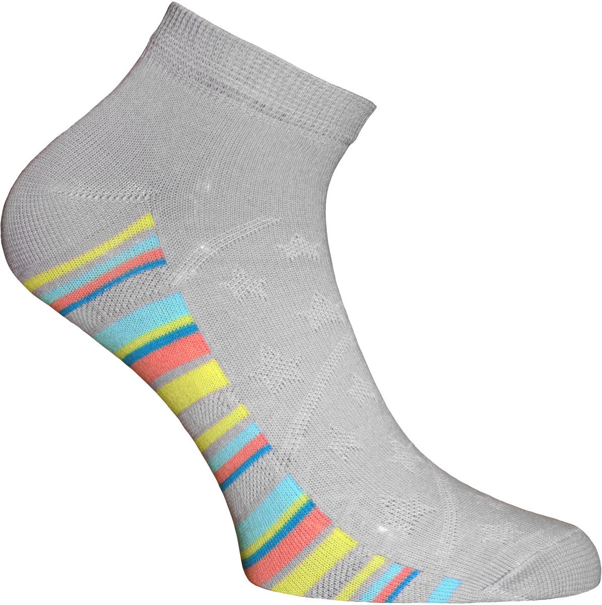 Носки женские Master Socks, цвет: светло-серый. 55910. Размер 2555910 Носки женские Master Socks, цвет: светло-серый. 55910. Размер 2555910Удобные носки Master Socks, изготовленные из высококачественного комбинированного материала с хлопковой основой, очень мягкие и приятные на ощупь, позволяют коже дышать.Эластичная резинка плотно облегает ногу, не сдавливая ее, обеспечивая комфорт и удобство. Носки с укороченным паголенком оформлены принтом в полоску. Практичные и комфортные носки великолепно подойдут к любой вашей обуви.