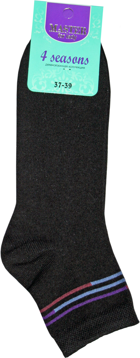 Носки женские Master Socks, цвет: черный. 55902. Размер 2555902 Носки женские Master Socks, цвет: черный. 55902. Размер 2555902Удобные носки Master Socks, изготовленные из высококачественного комбинированного материала с хлопковой основой, очень мягкие и приятные на ощупь, позволяют коже дышать.Эластичная резинка плотно облегает ногу, не сдавливая ее, обеспечивая комфорт и удобство. Носки с паголенком классической длины. Практичные и комфортные носки великолепно подойдут к любой вашей обуви.
