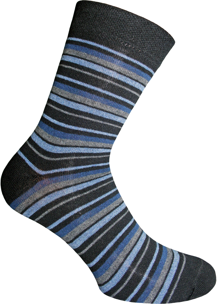 Носки мужские Master Socks, цвет: черный. 58063. Размер 2558063 Носки мужские Master Socks, цвет: черный. 58063. Размер 2558063Удобные носки Master Socks, изготовленные из высококачественного комбинированного материала с хлопковой основой, очень мягкие и приятные на ощупь, позволяют коже дышать.Эластичная резинка плотно облегает ногу, не сдавливая ее, обеспечивая комфорт и удобство. Носки с паголенком классической длины оформлены принтом в полоску. Практичные и комфортные носки великолепно подойдут к любой вашей обуви.