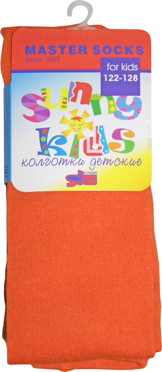 Колготки для девочки Master Socks Sunny Kids, цвет: оранжевый. 81000. Размер 62/68