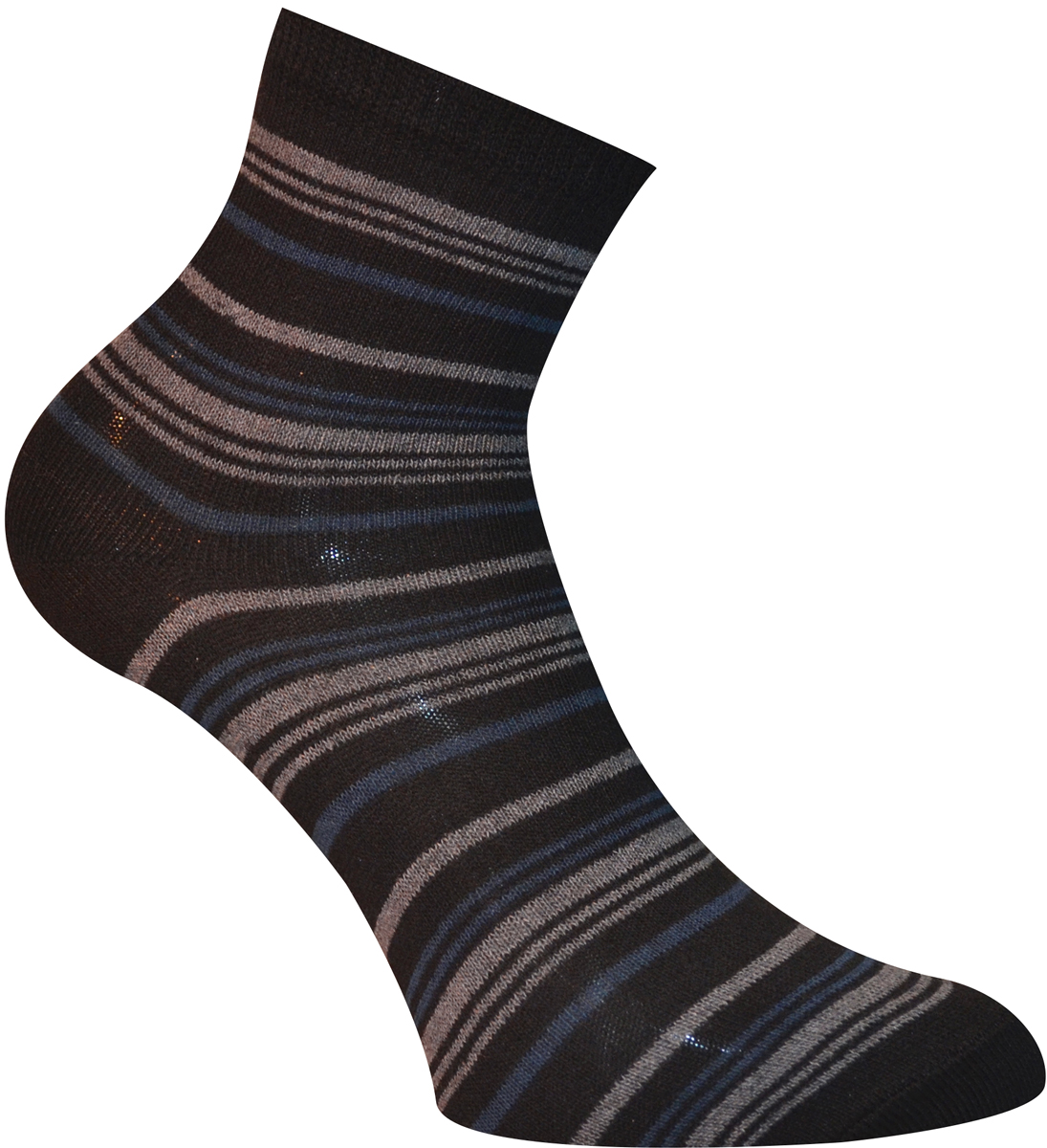 Носки детские Master Socks, цвет: черный. 52064. Размер 2252064 Носки детские Master Socks, цвет: черный. 52064. Размер 2252064Удобные носки Master Socks, изготовленные из высококачественного комбинированного материала с хлопковой основой, очень мягкие и приятные на ощупь, позволяют коже дышать.Эластичная резинка плотно облегает ногу, не сдавливая ее, обеспечивая комфорт и удобство. Носки с паголенком классической длины оформлены принтом в полоску. Практичные и комфортные носки великолепно подойдут к любой вашей обуви.