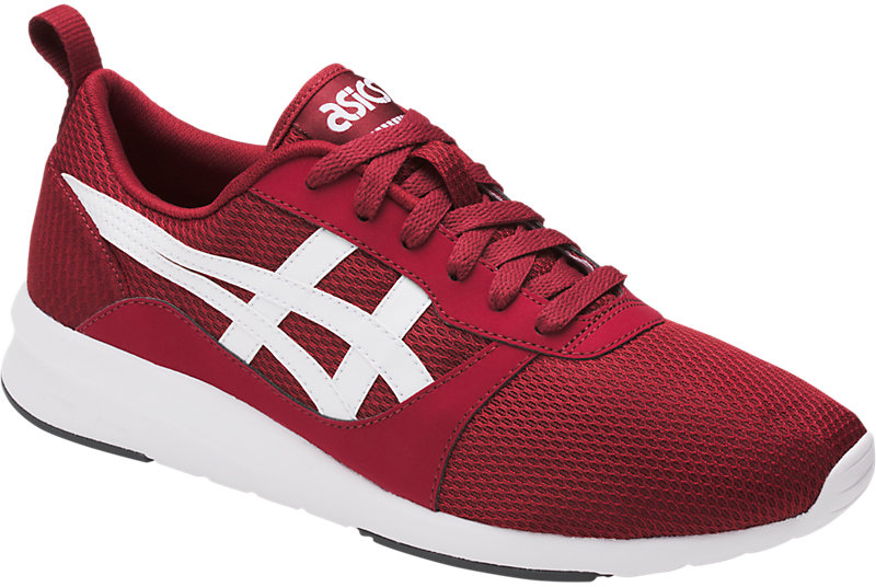 Кроссовки мужские Asics Tiger Lyte-Jogger, цвет: красный, белый. H7G1N-2601. Размер 8H (40,5)H7G1N-2601 Кроссовки мужские Asics Tiger Lyte-Jogger, цвет: красный, белый. H7G1N-2601. Размер 8H (40,5)H7G1N-2601Повседневные мужские кроссовки Tiger Lyte-Jogger обладают дышащим верхом из сетчатого материала, а также удобной и быстрой системой шнуровки. Модель отделана контрастными фирменными полосами. Подошва из вспененного каучука EVA и прочной резины обеспечивает дополнительную гибкость и амортизацию. Технология ASICS Гель (специальный вид силикона) снижает нагрузку на пятку, колени и позвоночник. Уплотненный язычок и внутренняя кромка обуви обеспечивают комфорт при ходьбе. Мягкая текстильная подкладка снижает риск натирания.