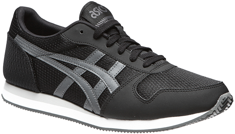 Кроссовки мужские Asics Tiger Curreo II, цвет: черный, серый. HN7A0-9097. Размер 7 (38)HN7A0-9097 Кроссовки мужские Asics Tiger Curreo II, цвет: черный, серый. HN7A0-9097. Размер 7 (38)HN7A0-9097Повседневные мужские кроссовки Tiger Curreo II - это современная интерпретация классической модели в стиле 80-x. Верх выполнен из текстиля, что обеспечивает отличную вентиляцию, и отделан контрастными фирменными полосами. Симметричная шнуровка надежно фиксирует стопу. Подошва из вспененного каучука EVA с внешним покрытием из прочной резины обеспечивает дополнительную гибкость и амортизацию. Рельефный рисунок подошвы создает отличное сцепление с любой поверхностью. Характерной особенностью является конструкция подошвы, которая придает модели ощущение легкости при носке. Внешняя подошва обеспечивает дополнительную гибкость и амортизацию, в то время как носовая и пяточная часть создают дополнительную износостойкость. Съемная стелька с антибактериальной пропиткой обеспечит комфортный и здоровый климат внутри обуви.