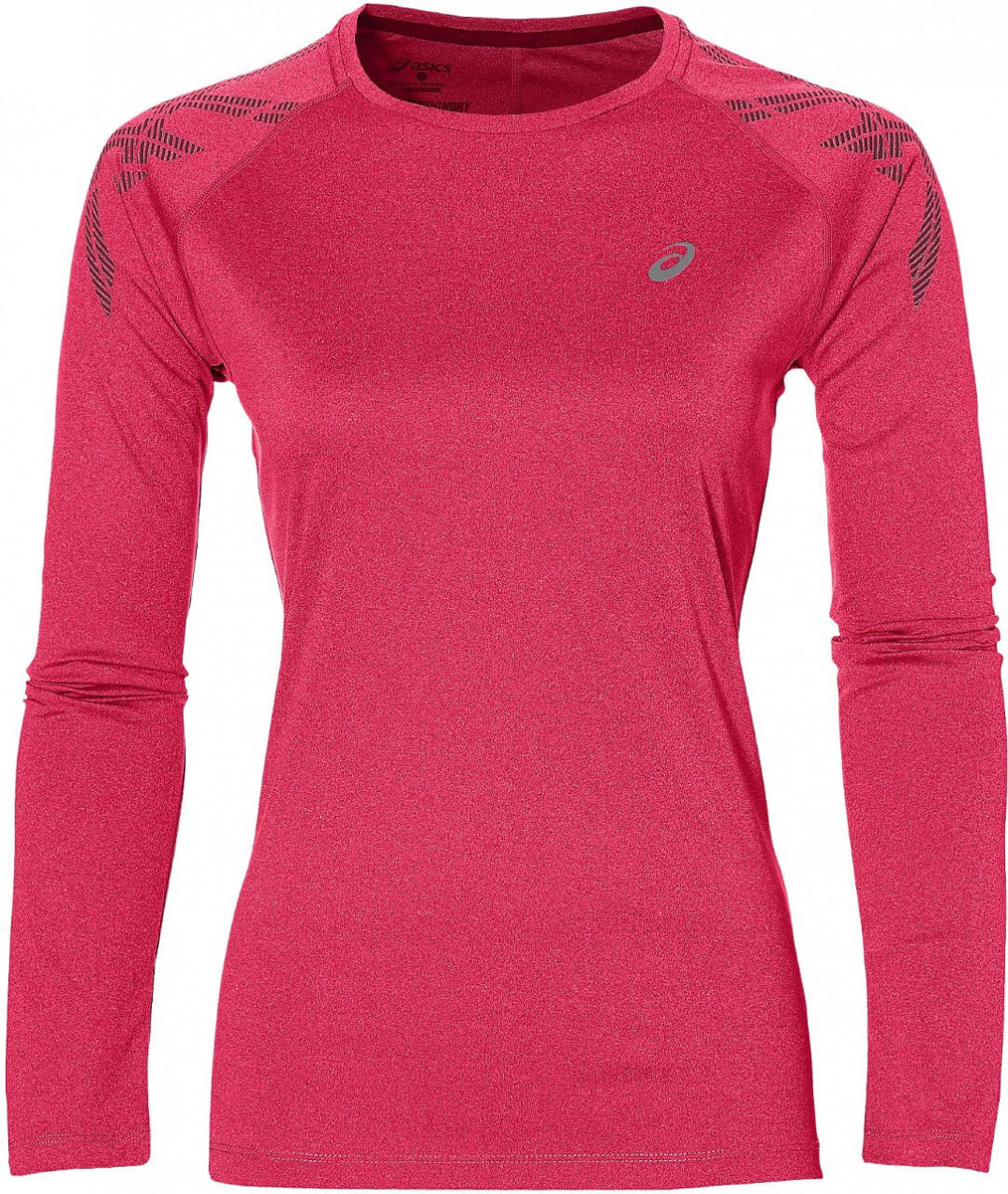 Лонгслив для бега женский Asics Asics Stripe LS Top, цвет: розовый. 146603-0699. Размер L (48/50)146603-0699 Лонгслив для бега женский Asics Asics Stripe LS Top, цвет: розовый. 146603-0699. Размер L (48/50)146603-0699Лонгслив от Asics предназначен специально для бега. Эта легкая беговая модель обеспечит вам безупречный комфорт и достижение высоких спортивных результатов благодаря мягкой, эластичной ткани, которая отводит влагу и поддерживает тело сухим. Плоские швы не натирают кожу и обеспечивают полный комфорт. Фасон рукавов-реглан элегантен и создает свободу движений. Лонгслив декорирован логотипом. Максимальный комфорт и уникальный спортивный образ!