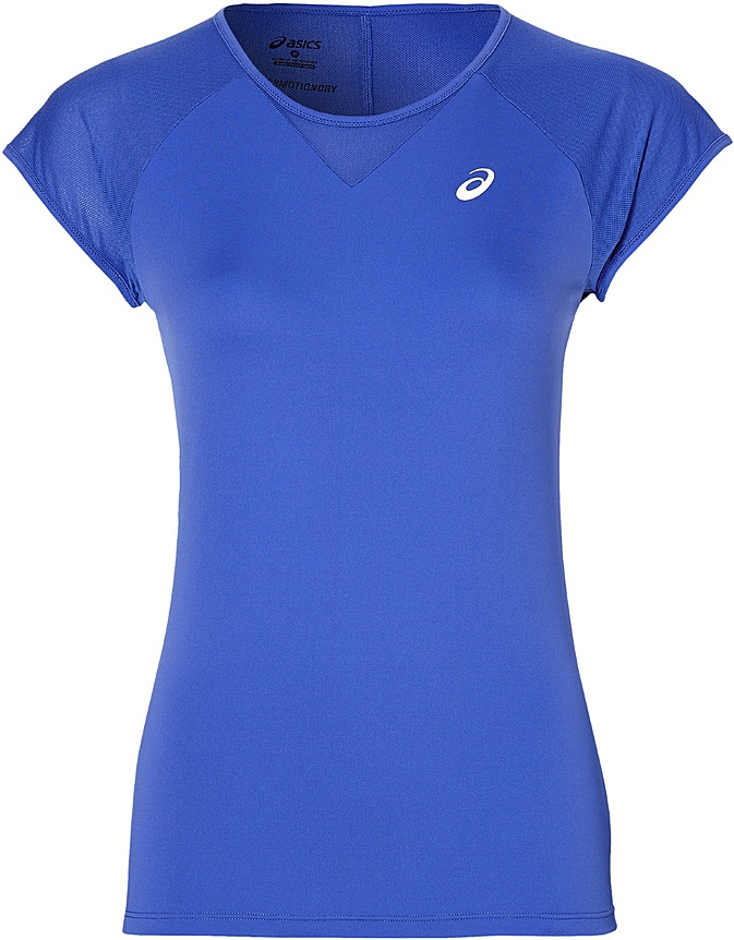 Футболка для фитнеса женская Asics Workout Top, цвет: синий. 141111-8091. Размер S (44/46)141111-8091 Футболка для фитнеса женская Asics Workout Top, цвет: синий. 141111-8091. Размер S (44/46)141111-8091Футболка Asics предназначена специально для бега. Эта легкая беговая футболка обеспечит вам безупречный комфорт и достижение высоких спортивных результатов благодаря мягкой, эластичной ткани, которая отводит влагу и поддерживает тело сухим. Плоские швы не натирают кожу и обеспечивают полный комфорт. Фасон рукавов-реглан элегантен и создает свободу движений. Футболка декорирована логотипом. Максимальный комфорт и уникальный спортивный образ!