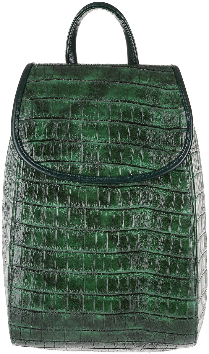 Рюкзак женский Медведково, цвет: темно-зеленый. 17с4123-к14