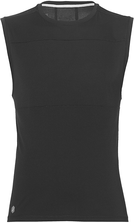 Майка мужская Asics Performance Vest, цвет: черный. 149102-0904. Размер XXL (56)149102-0904 Майка мужская Asics Performance Vest, цвет: черный. 149102-0904. Размер XXL (56)149102-0904Майка без рукавов от Asics выполнена в популярном среди бегунов стиле и просто необходима во время тренировок на улице. В качестве отделки используется светоотражающий логотип и другие элементы. С этой моделью во время утренней или вечерней пробежки вы гарантированно будете замечены.
