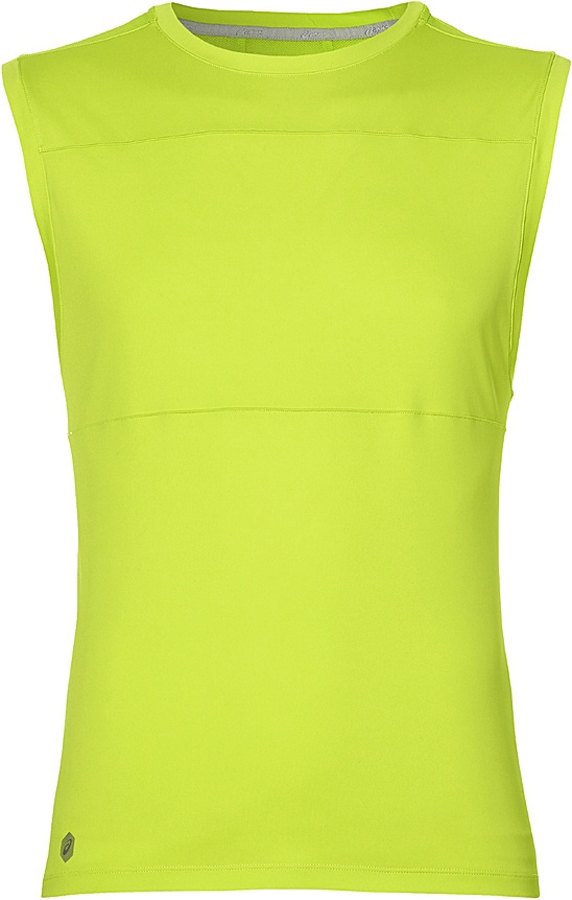 Майка мужская Asics Performance Vest, цвет: салатовый. 149102-0432. Размер XXL (56)149102-0432 Майка мужская Asics Performance Vest, цвет: салатовый. 149102-0432. Размер XXL (56)149102-0432Майка без рукавов от Asics выполнена в популярном среди бегунов стиле и просто необходима во время тренировок на улице. В качестве отделки используется светоотражающий логотип и другие элементы. С этой моделью во время утренней или вечерней пробежки вы гарантированно будете замечены.
