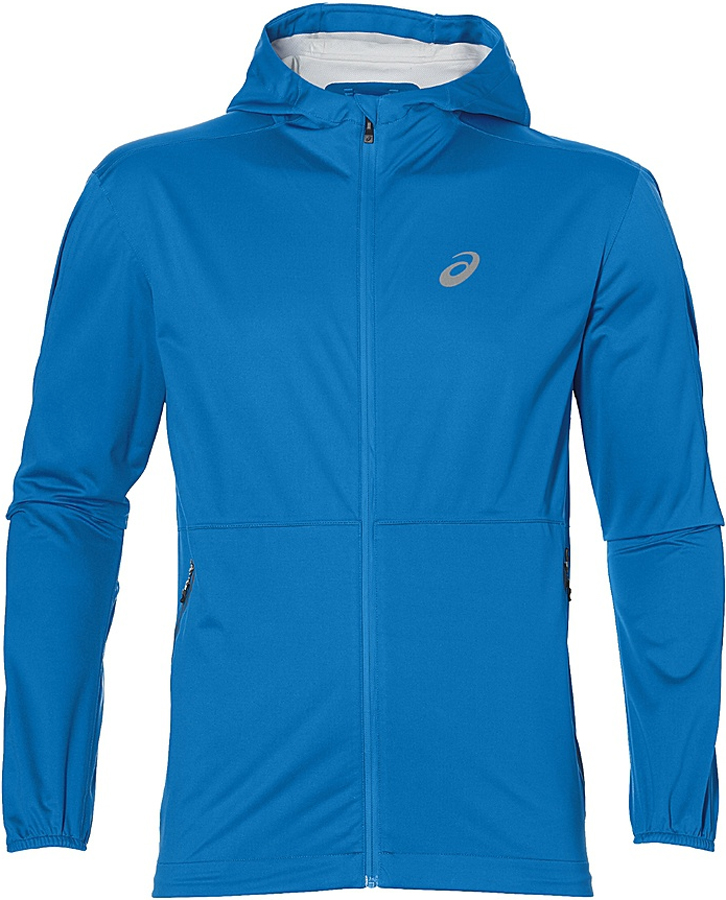 Куртка мужская Asics Accelerate Jacket, цвет: синий. 141235-0819. Размер S (46)141235-0819 Куртка мужская Asics Accelerate Jacket, цвет: синий. 141235-0819. Размер S (46)141235-0819Спортивная куртка от Asics станет вашим лучшим другом на разминке, в перерывах между сетами и на корте в прохладную погоду.