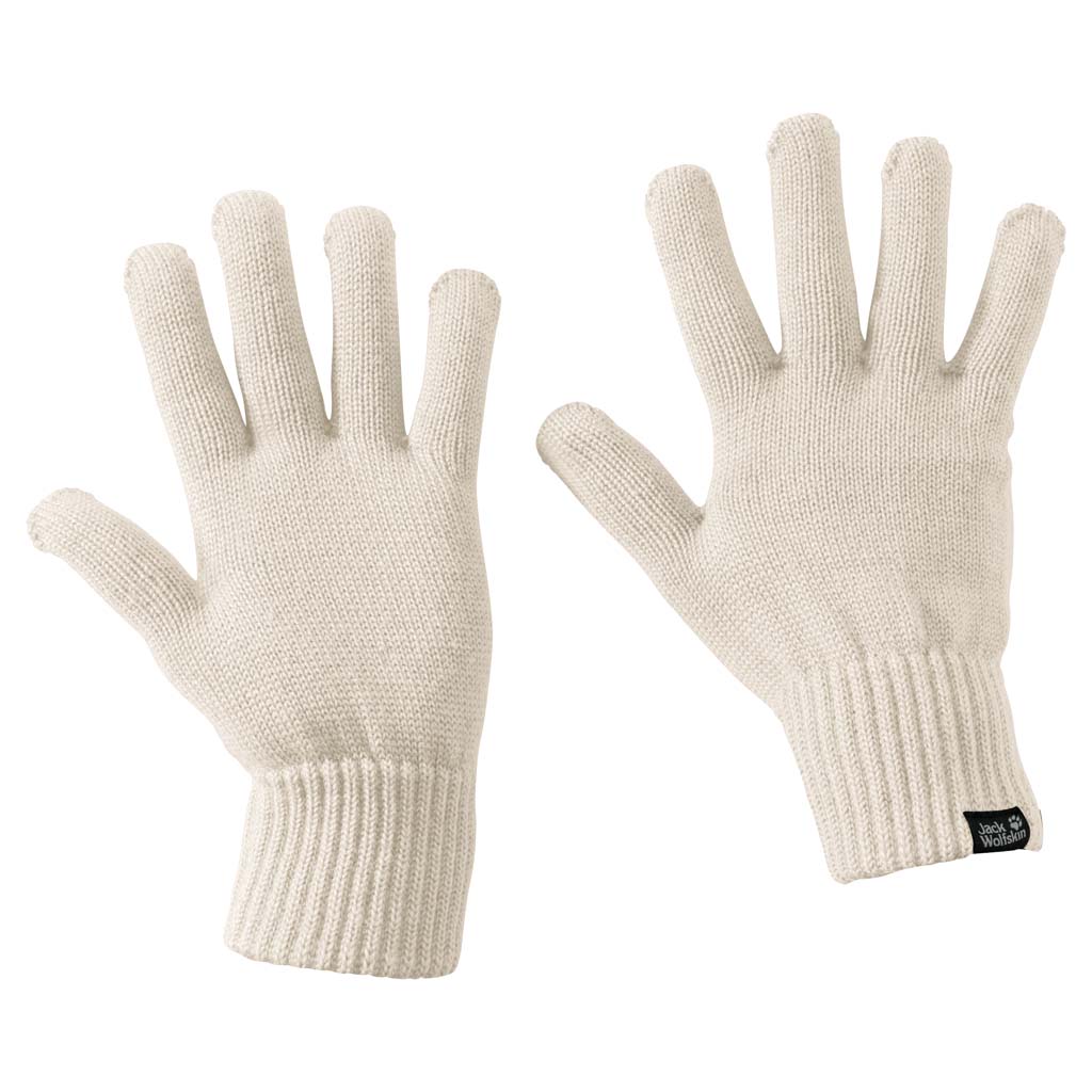 Перчатки Jack Wolfskin Milton Glove, цвет: молочный. 1905142-5045. Размер L (23,5/25,5)1905142-5045 Перчатки Jack Wolfskin Milton Glove, цвет: молочный. 1905142-5045. Размер L (23,5/25,5)1905142-5045Теплые вязаные перчатки Jack Wolfskin Milton Glove - простые вязаные перчатки, согревающие как натуральная шерсть. Перчатки Milton делаются из волокна, состоящего из смеси шерсти и синтетических волокон. Благодаря содержанию шерсти они хорошо сохраняют тепло. Рубчатые манжеты обеспечивают дополнительное тепло.