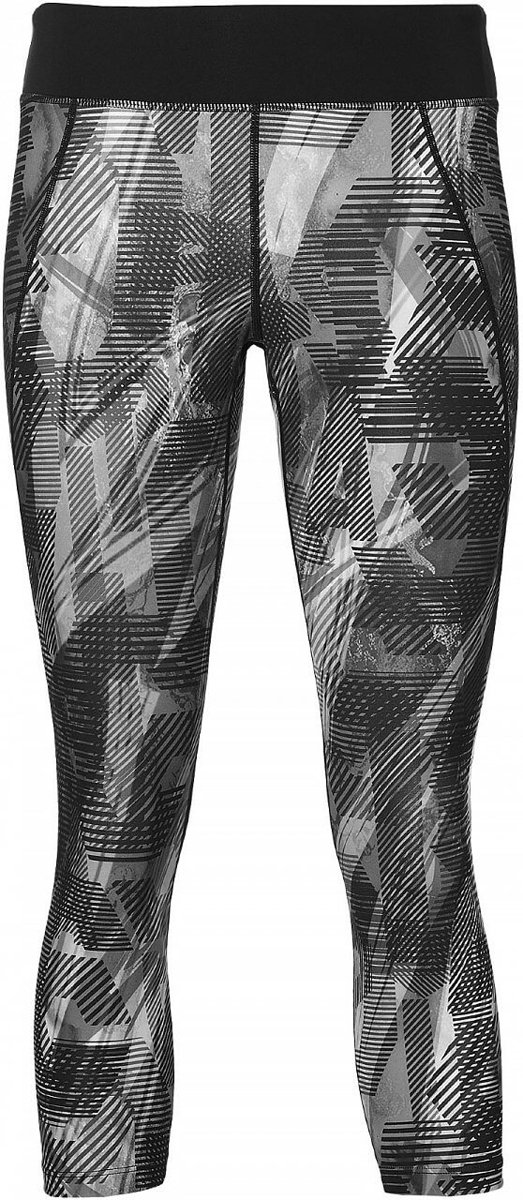 Тайтсы для фитнеса женские Asics Crop Tight, цвет: черный. 140937-0904. Размер S (44/46)140937-0904 Тайтсы для фитнеса женские Asics Crop Tight, цвет: черный. 140937-0904. Размер S (44/46)140937-0904Тайтсы для фитнеса женские Asics Crop Tight, выполненные из полиэстера и эластана, оформлены оригинальным принтом и фирменной аппликайией. Модель со стандартной посадкой дополнена небольшим вшитым карманом на поясе.