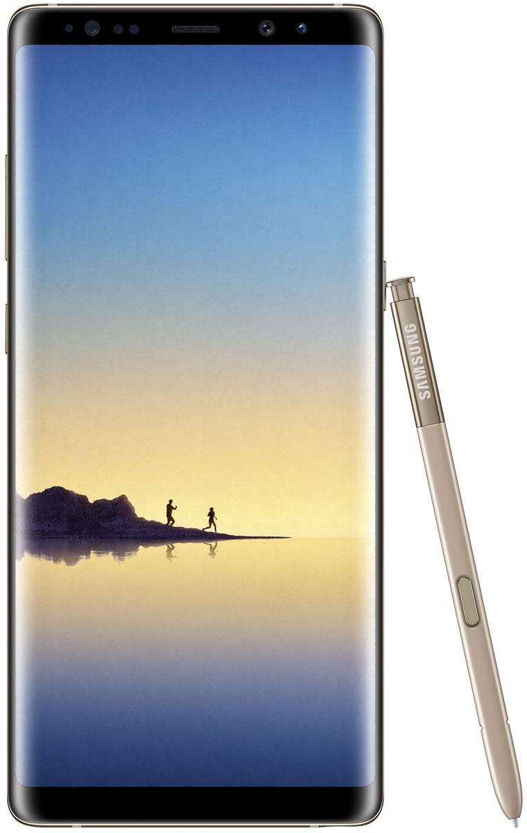 Samsung SM-N950F Galaxy Note 8, YellowSM-N950FZDDSER Samsung SM-N950F Galaxy Note 8, YellowSM-N950FZDDSERВаша возможность увидеть больше и общаться по-новому. Добивайся большего с Samsung Galaxy Note 8!Экран Galaxy Note 8 с диагональю 6.3 открывает перед вами новые возможности. Да, он стал еще больше, но смартфон по-прежнему легко помещается в руке.Galaxy Note 8 с Безграничным экраном диагональю 6.3 - воплощение инноваций. Это самый больший экран в истории устройств Galaxy Note. Теперь вы сможете увидеть больше, теперь у вас еще больше пространства для использования S Pen. И в то же время Galaxy Note 8 удобно лежит в руке благодаря тонкому корпусу с изогнутыми краям и соотношением сторон 18.5:9.Просмотр фильмов приносит еще больше удовольствия на Безграничном экране с соотношением сторон 18.5:9. При горизонтальном просмотре рабочая площадь экрана Galaxy Note 8 становится на 14% шире, что делает просмотр еще увлекательнее где бы вы ни находились.Сканнер отпечатка пальца практически сливается воедино с тыльной стороной корпуса. Кнопка Домой расположена прямо под экраном в нижней части смартфона. Ничего подобного раньше не было.Соотношение сторон 18.5:9 - идеально для многозадачности. Включите мультиоконный режим для параллельного отображения двух приложений на экране. Если вы постоянно используете два приложения одновременно, функция App Pairing позволит сразу запустить их открыть одним нажатием. Теперь как никогда просто одновременно слушать музыку, прокладывать маршрут или искать нужный товар в онлайн-магазине.Просматривать ленту новостей в соцсети или записывать кулинарный рецепт в Samsung Note 8 теперь еще удобнее, ведь на экране с соотношением сторон 18.5:9 не придется много скролить.С электронным пером S Pen у вас еще больше возможностей для самовыражения. Создавайте собственные эмоджи, анимированные GIF или делайте рукописные подписи к фото и пересылайте их в виде сообщений. Анимированные сообщения позволят выразить больше эмоций по отношению к тому, кто вам дорог.Cлов недостаточно? Расскажите о том, что чувствуете, создав анимированный GIF. Используйте функцию Выделить и сохранить электронного пера S Pen, чтобы выбрать отрывок видео и поделиться им с друзьями или в соцсетях. Вы также можете вырезать сложные фигуры из изображений, чтобы пересылать их или использовать по своему усмотрению.Samsung Note 8 станет невероятно удобным инструментом как для рабочих дел, так и для разнообразных творческих задач. Широкий выбор кистей, ручек, а также большая цветовая палитра помогут в составлении планов или создании настоящих шедевров.Ни одна оригинальная идея не будет упущена, ведь в любой момент ее можно записать с помощью электронного пера S Pen. Когда все будет готово, заркепите запись на всегда включенном экране (Always On Display), чтобы держать ее под рукой, или сохраните сразу в Samsung Notes.Когда нам нужно что-то быстро записать, или когда к нам внезапно приходит вдохновение, первое, что мы делаем - ищем ручку. Именно поэтому электронное перо S Pen стало неотъемлимой частью смартфонов серии Galaxy Note. Наконечник S-Pen Galaxy Note 8 толщиной всего 0,7 мм, этим обеспечивается невероятная точность во время рисования или написания текста. Нажатием боковой кнопки S Pen превращается в удобный ластик.Наносите тонкие или широкие штрихи. Электронное перо S Pen имеет 4096 степеней нажатия что позволяет устройству невероятно точно определять силу прикосновения к экрану. Написание заметок от руки или создание рисунка - всё под контролем.Фотографии будут четкими, даже если вы снимаете с рук при слабом освещении. Широкоугольный объектив двойной камеры Galaxy Note 8 унаследовал потрясающие возможности съемки в условиях недостаточной освещенности, которыми славятся смартфоны серии Galaxy. Основной объектив с 2-кратным оптическим зумом позволяет запечатлеть как близкие, так и дальние объекты, а функция оптической стабилизации изображения обеспечит резкие и четкие снимки даже в режиме приближения.Эффект боке снова в моде. Наведите фокус, прежде чем нажать на кнопку спуска затвора. Функция Живой Фокус позволяет делать красивые снимки с эффектом боке. Сделав снимок, всегда можно дополнительно изменить степень размытости фона.С функцией Двойной Съемки вы сможете сделать сразу два снимка одновременно благодаря двум объективам, которые получают изображения с двух разных ракурсов: основной объектив фокусируется на деталях фотографируемого объекта, в то время как широкоугольный объектив своим охватом фиксирует намного более широкую картинку.Переключитесь на фронтальную камеру, чтобы сделать селфи или групповой снимок, которыми с радостью можно поделиться.Игры последнего поколения или работа в режиме многозадачности - на Galaxy Note 8 всё происходит быстро и без задержек благодаря высокопроизводительному мобильному 10-нм процессору и оперативной памяти объемом 6 ГБ. Ещё одно дополнительное преимущество - беспроводная зарядка.Никогда еще не было так просто и удобно просматривать веб-страницы и потоковое видео, а также загружать файлы. Galaxy Note 8 поддерживает как гигабитные LTE-сети, так и высокоскоростной Wi-Fi. Это значит, что вам обеспечена высочайшая скорость соединения до 1 гигабит в секунду.Galaxy Note 8 буквально создан для игр со сложной графикой благодаря встроенной поддержке графического API Vulkan.Хорошая музыка заслуживает того, чтобы ее слушали через достойные наушники. Galaxy Note 8 комплектуется наушниками AKG. В них использованы 11-мм низкочастотные динамики и 8-мм высокочастотные динамики.Ваш смартфон - неотъемлемая часть вашей жизни. Здесь всё, что наполняет вас силами для движения вперед: от фотографий и видео до музыки, приложений и файлов. С Galaxy Note 8 вам вряд ли нужно будет что-то удалять, чтобы освободить место для нового контента, ведь вы всегда можете расширить память до 256 ГБ с помощью MicroSD карты.С помощью функции Dual SIM вы можете одновременно пользоваться двумя SIM-картами, чтобы разделить личное и деловое общение. Вы также можете использовать одну карту для голосовых звонков и СМС, а другую - для мобильного интернета. Или же вы можете вставить местную SIM-карту, когда находитесь за границей. С функцией Dual SIM выбор всегда за вами.Пришло время зарядить смартфон? Забудьте о проводах, ведь Galaxy Note8 оснащен беспроводной зарядкой.Никаких преград Galaxy Note8 не боится попасть под дождь или упасть в воду. Он надежно защищен как от воды, так и от пыли. Возможность разблокировать смартфон глазами, лицом или отпечатком пальца дает вам возможность сосредоточиться на вещах, которые действительно имеют значение. Будьте спокойны, функция Samsung Knox не только защищает ваши биометрические данные, но и надежно охраняет всю информацию в вашем Galaxy Note 8.Переход на новый смартфон - это легко и просто. Smart Switch - понятный способ быстро перенести важные данные с предыдущего смартфона на новый Galaxy Note 8. Благодаря сервису Smart Switch контакты, сообщения, настройки, фотографии и многое другое будут ожидать вас на новом смартфоне.Смартфон сертифицирован EAC и имеет русифицированный интерфейс меню и Руководство пользователя.