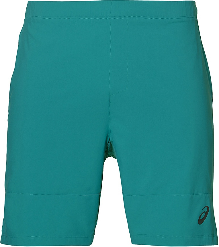 Шорты для тенниса мужские Asics M Club Short 7in, цвет: бирюзовый. 141147-4013. Размер M (48/50)141147-4013 Шорты для тенниса мужские Asics M Club Short 7in, цвет: бирюзовый. 141147-4013. Размер M (48/50)141147-4013Мужские шорты для тенниса Asics M Club Short 7in - это незаменимый атрибут в гардеробе любого спортсмена. Стильные удобные шорты выполнены из высококачественного полиэстера, благодаря чему превосходно сидят, не стесняют движений и великолепно отводят влагу, оставляя тело сухим даже во время интенсивных тренировок. Модель дополнена широкой эластичной резинкой на талии. Шорты имеют два втачных кармана спереди. Модель оформлена логотипом.