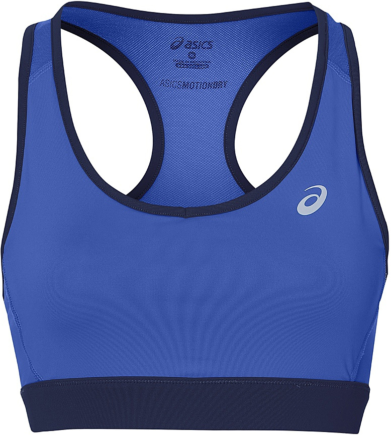 Топ-бра для фитнеса Asics Racerback Bra, цвет: синий. 141117-8091. Размер L (48/50)141117-8091 Топ-бра для фитнеса Asics Racerback Bra, цвет: синий. 141117-8091. Размер L (48/50)141117-8091Топ-бра Reebok Racerback Bra выполнен из эластичной ткани. Специальная конструкция спинки топа облегчает движения, а воздухопроницаемая сетчатая ткань и технология Motion Dry позволяют коже свободно дышать, отводя влагу и сохраняя тело в сухости. Плоские швы предотвращают натирание, а эластичный пояс надежно удерживает топ на месте.