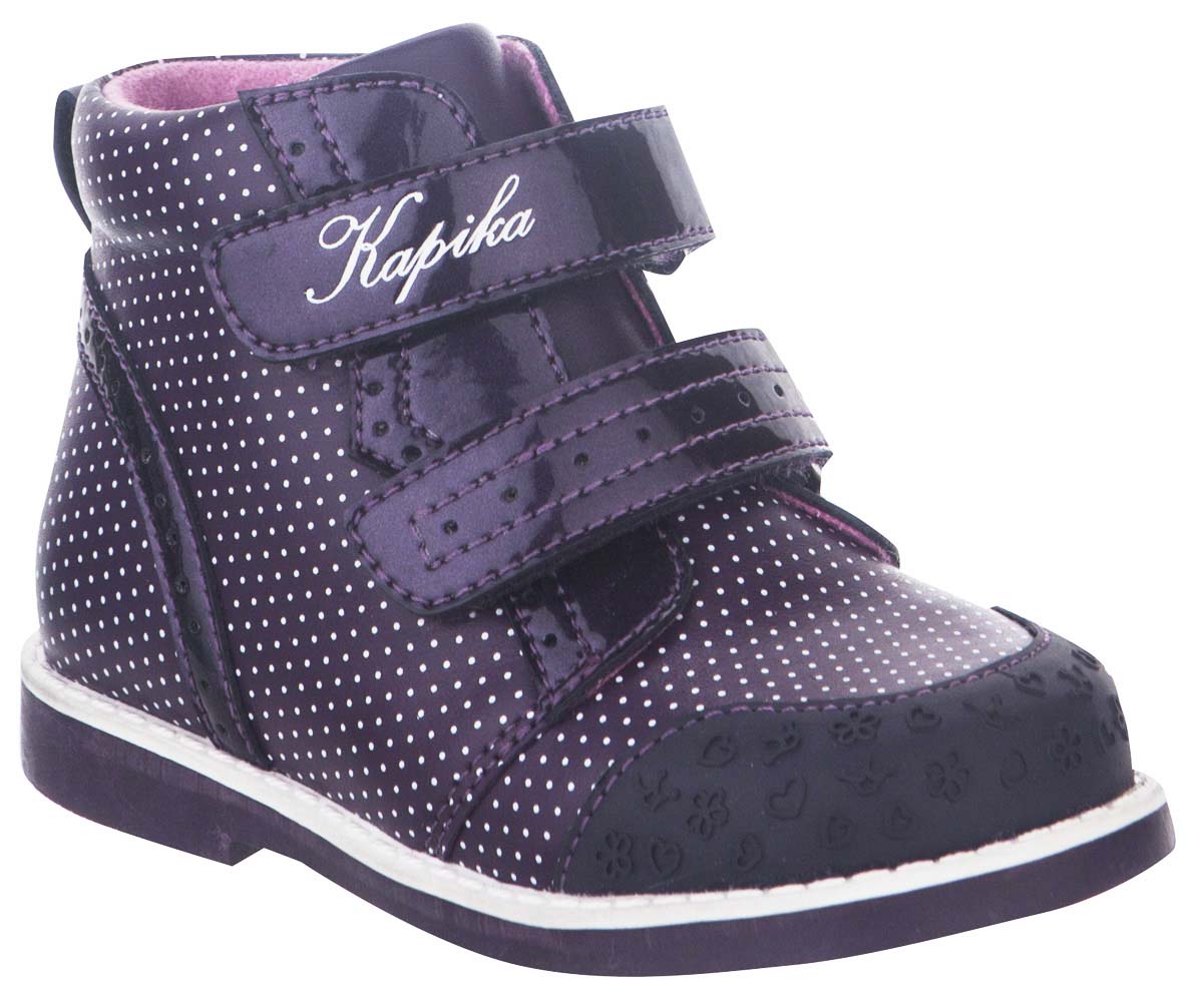 Ботинки для девочки Kapika, цвет: фиолетовый. 51238ук-2. Размер 24