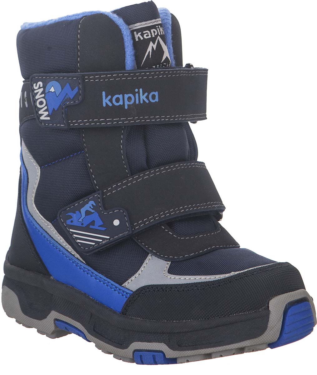 Ботинки для мальчика Kapika KapiTEX, цвет: темно-синий. 42230-1. Размер 31