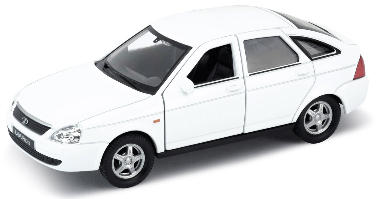 Welly Модель автомобиля LADA Priora цвет белый