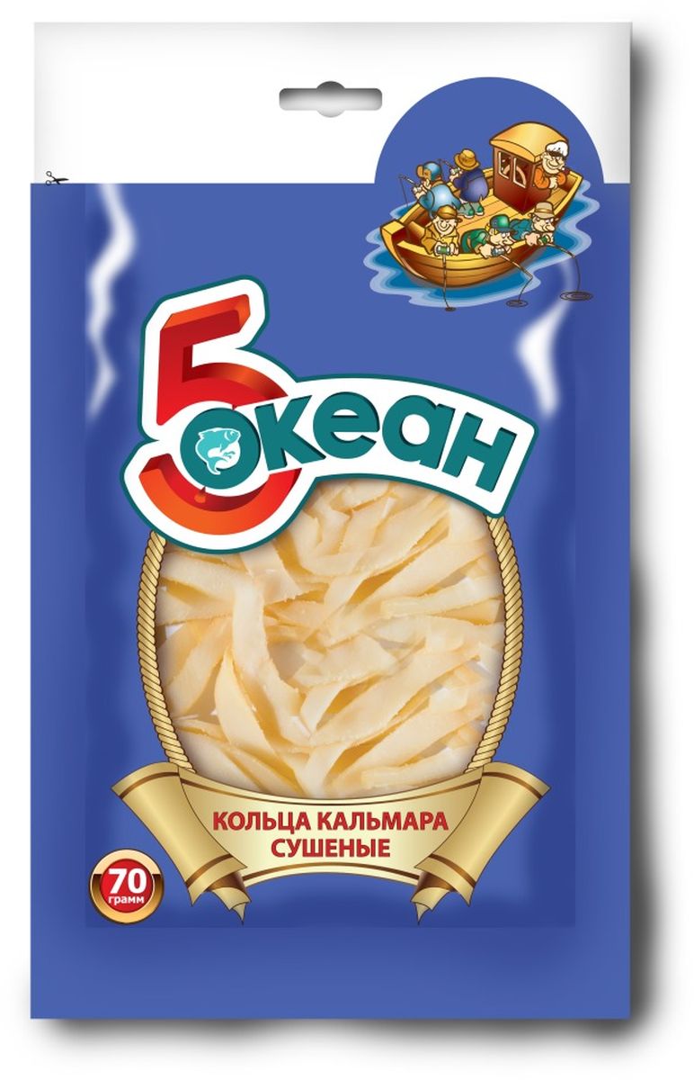 5 Океан кольца кальмара соленые, 70 г00-00000638 5 Океан кольца кальмара соленые, 70 г00-00000638Кольца кальмара соленые приготовлены по особой рецептуре. Продукт создан, чтобы стать отличной закуской к пенному напитку.