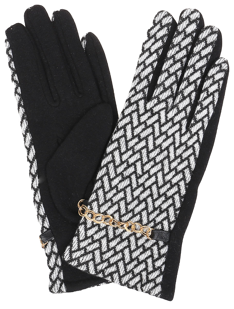 Перчатки женские Sophie Ramage, цвет: черный. GL-217171. Размер универсальный