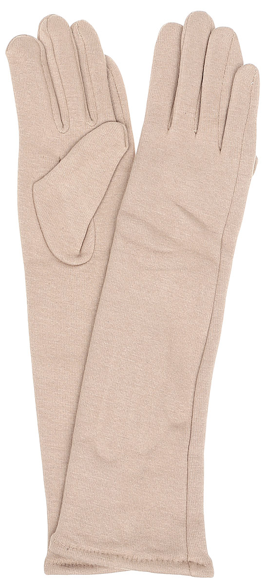 Перчатки женские длинные Sophie Ramage, цвет: светло-бежевый. GL-217050. Размер универсальный