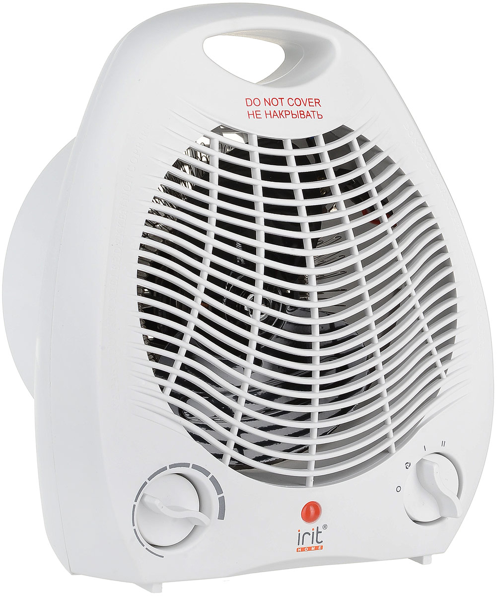 Irit IR-6007 тепловентиляторIR-6007 Irit IR-6007 тепловентиляторIR-6007Тепловентилятор Irit IR-6007 мощностью 1000/2000 Вт способен равномерно обогреть небольшое бытовое помещение. Данная модель способна работать не только на подачу тепла, но и выполнять подачу свежего воздуха в помещения.Для большей безопасности и удобства во время эксплуатации тепловентилятор оснащен терморегулятором. Благодаря своим компактным размерам и удобной ручке его можно легко транспортировать.Световой индикатор работыРегулировка мощностиСпиральный нагревательный элемент