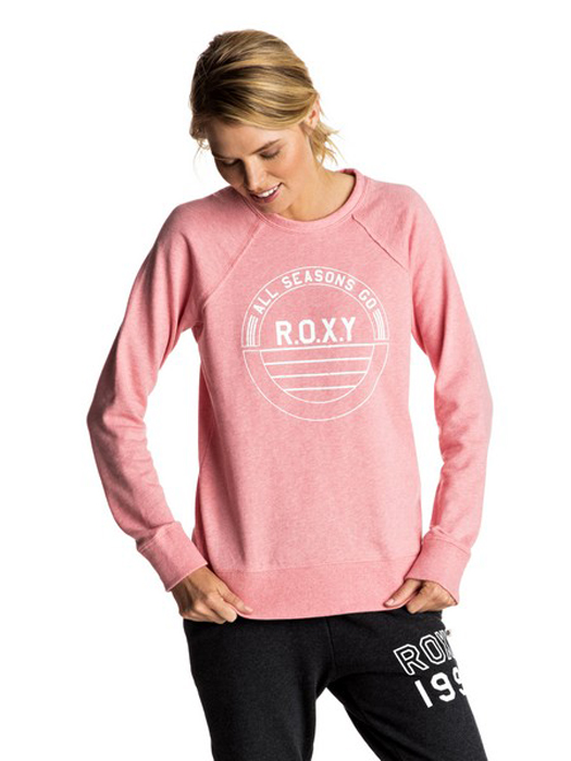 Свитшот женский Roxy, цвет: бледно-розовый. ERJFT03631-MCZH. Размер M (44)ERJFT03631-MCZH Свитшот женский Roxy, цвет: бледно-розовый. ERJFT03631-MCZH. Размер M (44)ERJFT03631-MCZHСвитшот женский Roxy выполнен из хлопка и полиэстера. Модель с длинными рукавами и круглым вырезом горловины оформлена принтовыми надписями.