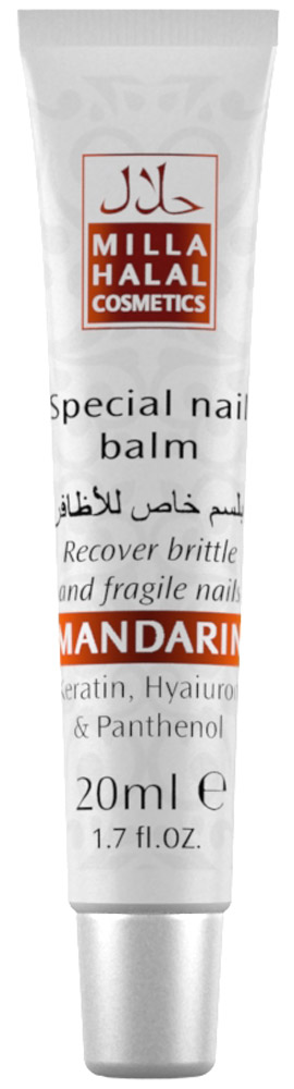 Milla Halal Cosmetics Mandarin Бальзам для ногтей, 20 мл10783 Milla Halal Cosmetics Mandarin Бальзам для ногтей, 20 мл10783Бальзам восстанавливает поврежденные, хрупкие ногти, возвращая им силу и здоровый вид.