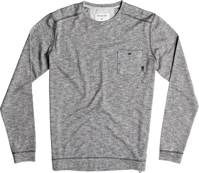 Свитшот мужской Quiksilver, цвет: серый. EQYSW03142-KTFH. Размер S (46)EQYSW03142-KTFH Свитшот мужской Quiksilver, цвет: серый. EQYSW03142-KTFH. Размер S (46)EQYSW03142-KTFHМужской свитшот Quiksilver с длинными рукавами изготовлен из смесового материала. Модель с круглой горловиной дополнена на груди накладным карманом.
