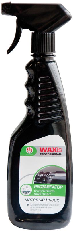 Очиститель пластика РМ WAXis Professional, 500 мл7302 Очиститель пластика РМ WAXis Professional, 500 мл7302WAXis PROFESSIONAL - cредство для очистки и защиты пластиковых поверхностей.Эффективно восстанавливает цвет, обновляет внешний вид, предохраняет от старения, выгорания и растрескивания. Очищает и защищает за одно применение. Не оставляет жирной пленки.Содержит антистатические компоненты, препятствующие оседанию пыли на поверхности до 7 дней.Область использования очистителя: Приборная панель Внутренние элементы отделки из пластика Наружные пластиковые элементы отделки.Уважаемые клиенты!Обращаем ваше внимание на возможные изменения в дизайне упаковки. Качественные характеристики товара остаются неизменными. Поставка осуществляется в зависимости от наличия на складе.