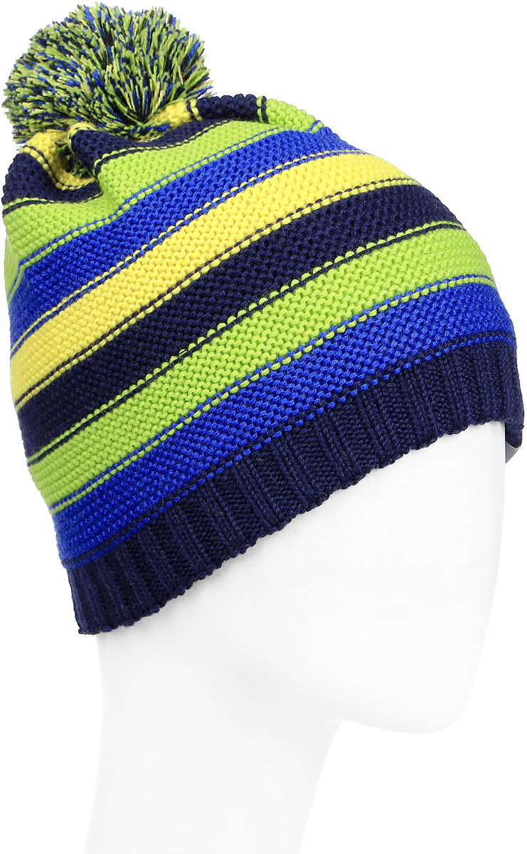 Шапка детская Huppa Neon, цвет: темно-синий, синий, салатовый. 80580000-70086. Размер S (47/49)80580000-70086 Шапка детская Huppa Neon, цвет: темно-синий, синий, салатовый. 80580000-70086. Размер S (47/49)80580000-70086Теплая шапка Huppa Neon выполнена из мериносовой шерсти с добавлением акрила. Подкладка выполнена из натурального хлопка. Модель дополнена небольшим помпоном.Уважаемые клиенты! Обращаем ваше внимание на тот факт, что размер, доступный для заказа, является обхватом головы.