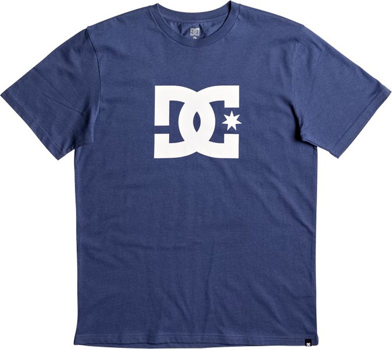 Футболка мужская DC Shoes Star, цвет: синий. EDYZT03721-BSA0. Размер M (48)EDYZT03721-BSA0 Футболка мужская DC Shoes Star, цвет: синий. EDYZT03721-BSA0. Размер M (48)EDYZT03721-BSA0Мужская футболка от DC Shoes выполнена из натурального хлопкового трикотажа. Модель с короткими рукавами и круглым вырезом горловины на груди оформлена принтом в виде фирменного логотипа бренда.