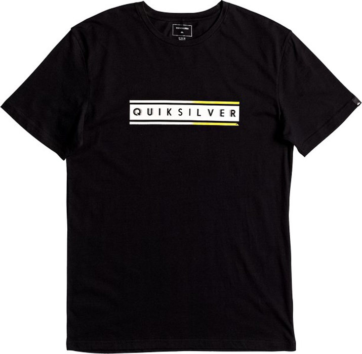 Футболка мужская Quiksilver, цвет: черный. EQYZT04529-KVJ0. Размер S (46)EQYZT04529-KVJ0 Футболка мужская Quiksilver, цвет: черный. EQYZT04529-KVJ0. Размер S (46)EQYZT04529-KVJ0Мужская футболка Quiksilver выполнена из натурального хлопка. Модель с круглым вырезом горловины и короткими рукавами оформлена принтом.