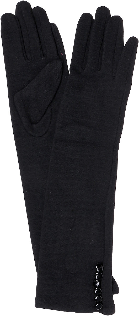 Перчатки женские длинные Sophie Ramage, цвет: черный. GL-217047. Размер универсальный