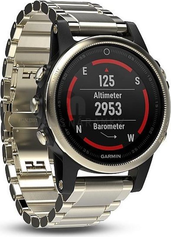 Часы спортивные Garmin Fenix 5S Sapphire, цвет: золотистый. 010-01685-15010-01685-15 Часы спортивные Garmin Fenix 5S Sapphire, цвет: золотистый. 010-01685-15010-01685-15Часы с GPS/ГЛОНАСС для повседневной жизни, приключений, фитнеса и спортаFenix 5S компактные часы (42мм) золотистые с металлическим браслетом, сапфировым стеклом и Wi-FiПремиум-часы с GPS/ГЛОНАСС, мультиспортивными тренировками и встроенным оптическим пульсометром Elevate1Созданы для активных приключений: прочный корпус со стальным безелем, кнопками и задней крышкой, защита от воды 100мВиджеты, которые показывают эффективность ход тренировок доступны одним касаниемСмарт функции2 - интеллектуальные оповещения, автоматическая загрузка в интернет-сообщество Garmin Connect и персонализация через загружаемые бесплатные циферблаты и приложения из магазина Connect IQВстроенные датчики: GPS и ГЛОНАСС, 3-х осевой магнитный компас, гироскоп, термометр, барометр и барометрический высотомерСрок работы от батареи: до двух недель в режиме умных часов (зависит от настроек), до 24 часов в режиме тренировки с GPS или до 60 часов в режиме экономии UltraTracСовершенствуйтесь весь день, каждый день. Fenix 5 - это высококачественные умные GPS-часы с мультиспортом, интеллектуальными уведомлениями2 и встроенным оптическим пульсометром на запястье1. Улучшенные функции фитнеса и быстросменные ремешки, которые позволяют вам уйти с рабочего места на тренировку, без задержек. Каким бы видом спорта вы не занимались, Fenix 5 его поддерживает, благодаря встроенным профилям деятельности и показателям производительности.Две системы навигацииFenix 5 оснащен улучшенным спутниковым приемником GPS и ГЛОНАСС для отслеживания местоположения в сложных условиях. Вы можете рассчитывать на длительное время автономной работы в каждом режиме работы (конкретное время зависит от модификации часов и настроек). Защита от воды 100м позволит вам с уверенностью путешествовать везде, где захочется.Отличная читаемость на ходуЯркий полноцветный дисплей Garmin Chroma Display со светодиодной подсветкой обеспечивает отличную читаемость при любых внешних условиях. Трансфлективная технология, которая одновременно отражает и передает свет, позволяет циферблату стать еще более читаемым при интенсивном солнечном свете. Версии Fenix sapphire отличаются наличием сапфирового стекла и Wi-Fi модуля, для автоматического подключения к домашней беспроводной сети и синхронизации тренировок сразу с Garmin Connect.Пульс на запястьеТехнология Elevate позволяет снимать данные о пульсе прямо с запястья без необходимости ношения нагрудного ремня. В дополнение к подсчету шагов и мониторингу сна, часы используют частоту сердечных сокращений, чтобы оценить количество сожженных калорий интенсивность ваших занятий фитнесом.Быстросменные ремешки подойдут к любому стилюШирокий выбор быстросменных ремешков QuickFit из кожи, металла или силикона позволяет легко сочетать или комбинировать стили с любым видом спорта или занятий. Для перестановки не нужно инструментов, просто оттяните защелку и поменяйте ремешки местами.Расширенные показатели эффективностиВ каждых часах Fenix 5 собраны сложные обучающие функции, которые помогают контролировать спортивную форму и показатели производительности. Улучшенная аналитика для статуса тренировки и тренировочного эффекта показывают аэробные и анаэробные значения вашей тренировки - так что вы можете видеть, эффективность ваших действий и даже сравнивать результаты с вашими сверстниками. Показатель VO2 max перерабатывает данные, включая вашу скорость бега, ударов в минуту и вариабельность сердечного ритма, чтобы оценить максимальный объем кислорода, который вы можете потреблять за минуту. Другие фитнес метрики включают советы восстановления с таймером восстановления и проверкой восстановления, плюс предсказатель гонки, который оценивает Ваше идеальное время окончания, основанное на Вашем текущем максимальном числе VO2.Продвинутая беговая динамикаТеперь можно анализировать еще больше беговых данных. Функции для тренировок совмещенные с продвинутыми физиологическими метриками и продвинутой беговой дина