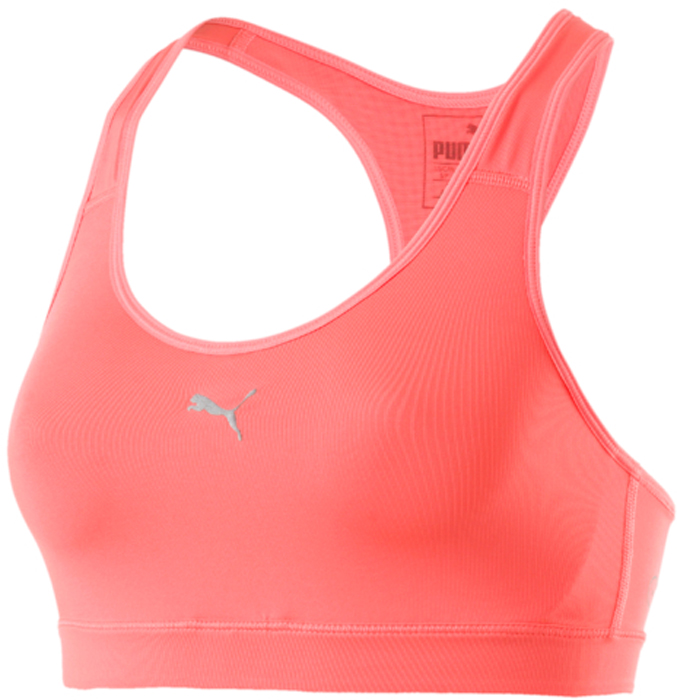 Топ-бра для фитнеса Puma Pwrshape Cardio, цвет: персиковый. 51396324. Размер XS (40/42)51396324 Топ-бра для фитнеса Puma Pwrshape Cardio, цвет: персиковый. 51396324. Размер XS (40/42)51396324Спортивный топ-бра Pwrshape Cardio изготовлен с использованием высокофункционального материала dryCELL, который отводит влагу, поддерживает тело сухим и гарантирует комфорт во время активных тренировок и занятий спортом. Модель имеет литые чашечки из ячеистого материала и вставку сзади из сетчатого материала, что обеспечивает отличную поддержку груди и циркуляцию воздуха. Удобный крой изделия и эластичный материал лямок не стесняет движений и обеспечивает идеальную посадку по фигуре, как и отделка низа полосой из плотного эластичного материала, благодаря которой бюстгальтер легко надевается и снимается.