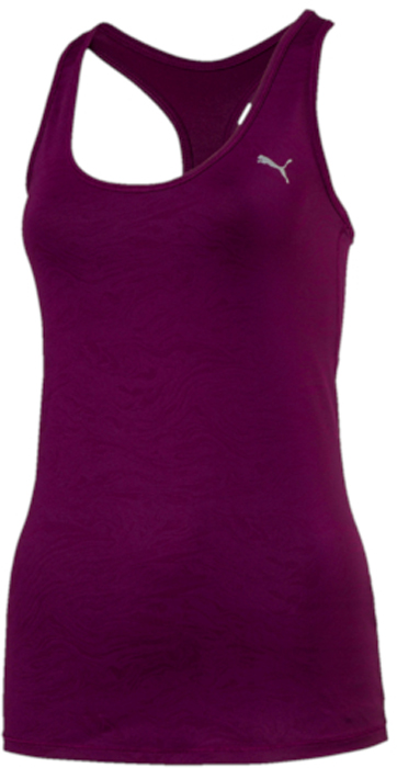 Майка женская Puma Essential Layer Tank-graphic, цвет: темно-фиолетовый. 51513512. Размер L (46/48)51513512 Майка женская Puma Essential Layer Tank-graphic, цвет: темно-фиолетовый. 51513512. Размер L (46/48)51513512Майку Essential Layer Tank-graphic просто совмещать с ваши бра, а кроме этого, она подходит к любой другой одежде из вашего спортивного гардероба. Практически невесомая и быстро сохнущая, с закругленной спинкой, что позволяет ей не задираться даже во время самых интенсивных занятий. Высокотехнологичный материал dryCELL, который выводит влагу наружу и обеспечивает вентиляцию воздуха в процессе ношения.