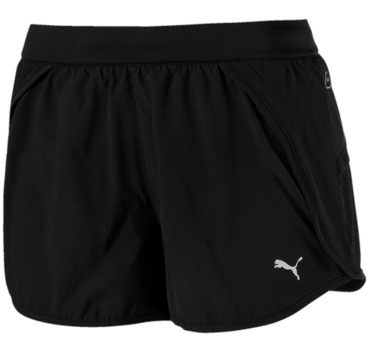 Шорты женские Puma Blast 3Short W, цвет: черный. 51559901. Размер S (42/44)51559901 Шорты женские Puma Blast 3Short W, цвет: черный. 51559901. Размер S (42/44)51559901Шорты Blast 3Short W — это текстильные эластичные шорты, которые обеспечивают максимальную свободу движений для повышения эффективности тренировок. Эластичная ткань и минимальная длина предоставляют свободу движений. Вентиляционные прорези сзади для циркуляции воздуха в горячих зонах. Вшитые внутренние шорты гарантируют дополнительный комфорт. Эластичный пояс регулируется шнурком. Плоские швы не натирают кожу. Светоотражающий логотип и другие элементы для видимости в условиях недостаточного освещения. Карман с гладкой водонепроницаемой подкладкой застегивается на молнию.