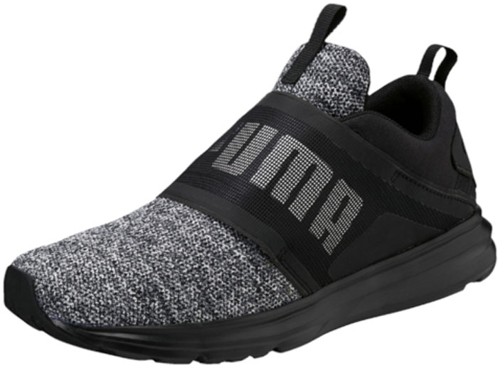 Кроссовки для бега женские Puma Enzo Strap Knit, цвет: черный. 19003202. Размер 4 (36)19003202 Кроссовки для бега женские Puma Enzo Strap Knit, цвет: черный. 19003202. Размер 4 (36)19003202Кроссовки Enzo Strap Knit от Puma благодаря своему стильному и оригинальному фасону будут особенно привлекательны для молодежи. Смелое решение в отделке носка тканью рельефного плетения придают этой обуви свежесть и новизну. Широкая тесьма в качестве дополнительной застежки на подъеме помогает правильно зафиксировать ногу и способствует отличной посадке, как и традиционная шнуровка под тесьмой. Стелька из мягчайшего материала Softfoam и промежуточная подошва из амортизирующей пены IMEVA создают упругость и обеспечивают полный комфорт.