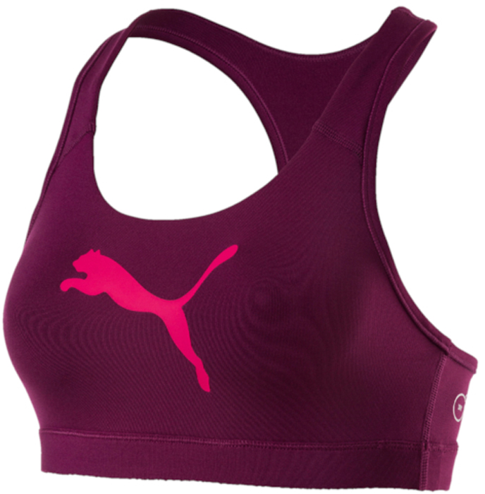 Топ-бра для фитнеса Puma PWRShape Forever - Logo, цвет: темно-фиолетовый. 51599108. Размер S (42/44)51599108 Топ-бра для фитнеса Puma PWRShape Forever - Logo, цвет: темно-фиолетовый. 51599108. Размер S (42/44)51599108Топ-бра PWRShape Forever - Logo создан для ежедневных занятий спортом. Этот топ предоставит необходимую поддержку при любой нагрузке. Высокотехнологичный материал DryCell отводит излишнюю влагу от тела и сохраняет сухость и свежесть в течение всей тренировки. Стабилизирующие лямки поддерживают грудь. Плотная эластичная лента внизу изделия для дополнительной поддержки. Гладкая спинка обеспечивает свободу движений.