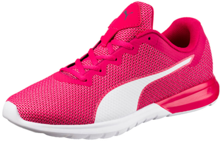 Кроссовки для бега женские Puma Vigor, цвет: малиновый. 18953406. Размер 7,5 (40,5)18953406 Кроссовки для бега женские Puma Vigor, цвет: малиновый. 18953406. Размер 7,5 (40,5)18953406Новинка сезона Vigor - это эластичность, упругость и оригинальный стиль. Низкопрофильная промежуточная подошва с фирменным вспененным материалом IMEVA в качестве амортизатора и особое расположение бороздок на внешней подошве делает модель очень легкой и буквально повторяющей форму стопы, а мягкие стельки Softfoam только увеличивают комфорт. Двухцветная элегантная цветовая гамма и многослойный верх, в котором используется сетчатый материал, создают современный и запоминающийся облик модели.