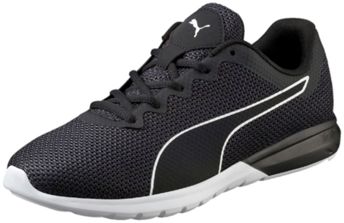 Кроссовки для бега женские Puma Vigor, цвет: черный. 18953402. Размер 8 (41)18953402 Кроссовки для бега женские Puma Vigor, цвет: черный. 18953402. Размер 8 (41)18953402Новинка сезона Vigor - это эластичность, упругость и оригинальный стиль. Низкопрофильная промежуточная подошва с фирменным вспененным материалом IMEVA в качестве амортизатора и особое расположение бороздок на внешней подошве делает модель очень легкой и буквально повторяющей форму стопы, а мягкие стельки Softfoam только увеличивают комфорт. Двухцветная элегантная цветовая гамма и многослойный верх, в котором используется сетчатый материал, создают современный и запоминающийся облик модели.