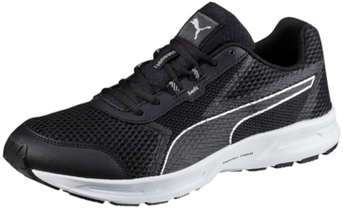 Кроссовки мужские для бега Puma Essential Runner, цвет: черный. 18996106. Размер 8 (41)18996106 Кроссовки мужские для бега Puma Essential Runner, цвет: черный. 18996106. Размер 8 (41)18996106Модель Essential Runner от Puma предназначена для современных атлетов, увлекающихся различными видами спорта, которым требуется отличная беговая обувь. Динамичный силуэт и малый вес Tech Essential превращают любую пробежку в удовольствие. Промежуточная подошва из вспененного материала PROPEL IMEVA обеспечивает плавный переход с пятки на носок и непревзойденную упругость. Функциональный материал верха обеспечивает износостойкость. Внешняя подошва, полностью выполненная из резины, не скользит и придает вам уверенность на любых покрытиях.