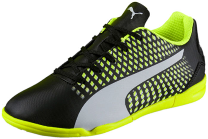 Бутсы для мальчика Puma Adreno III IT Jr, цвет: черный. 10405007. Размер 4 (36)10405007 Бутсы для мальчика Puma Adreno III IT Jr, цвет: черный. 10405007. Размер 4 (36)10405007Бутсы Adreno III IT Jr от Puma созданы специально для игроков-юниоров и подходят для ежедневных игр. Они отличаются принципиально новым, мягким, но прочным верхом из искусственной кожи. Модель оформлена на язычке логотипом Cat Logo, по бокам - полосками Pumma Formstrip. Классическая шнуровка гарантирует удобство и надежно фиксирует обувь на стопе. Кожаная стелька позволяет ногам дышать. Резиновая подошва с рифлением гарантирует отличное сцепление с любым покрытием. В таких бутсах ваш мальчик станет победителем!