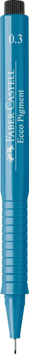 Faber-Castell Ручка капиллярная Ecco Pigment 0.3 цвет чернил синий 166351