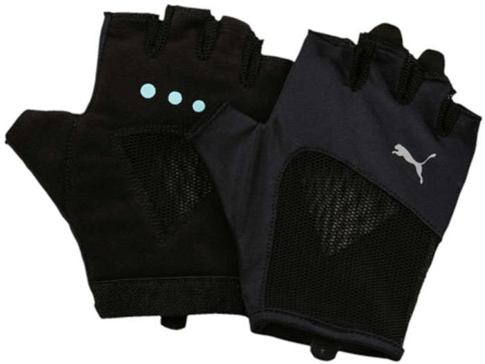 Перчатки для фитнеса женские Puma Gym Gloves, цвет: черный. 04126506. Размер S (8)04126506 Перчатки для фитнеса женские Puma Gym Gloves, цвет: черный. 04126506. Размер S (8)04126506Удобные и прочные перчатки из мягкой замши с набивкой на ладони и большом пальце. Благодаря эластичной манжете перчатки удобно снимать и надевать.